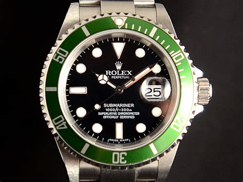 rolex ghiera verde kermit|rolex submariner green bezel.